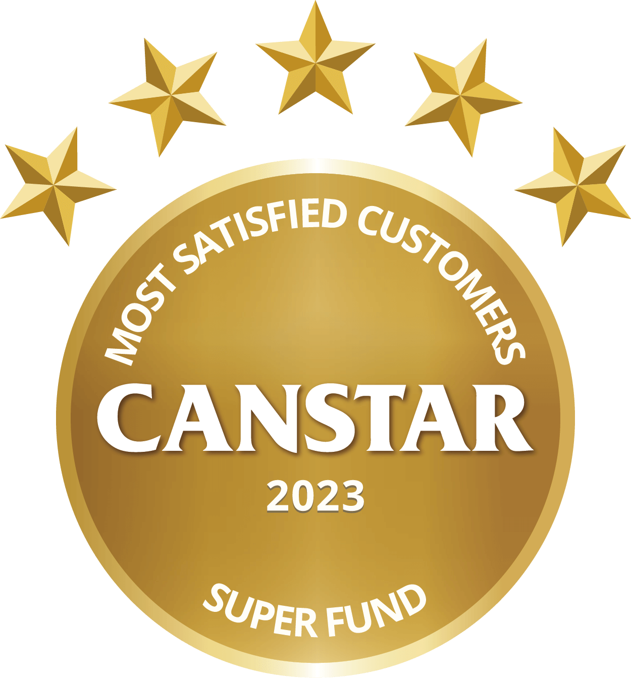 Canstar 2023 Most Satisfied Customers Super Fund Award