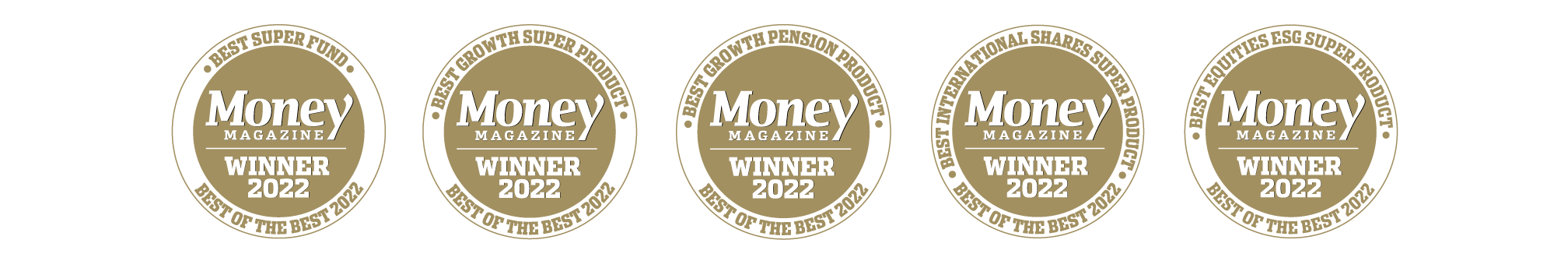 MoneyMagazine Award logos