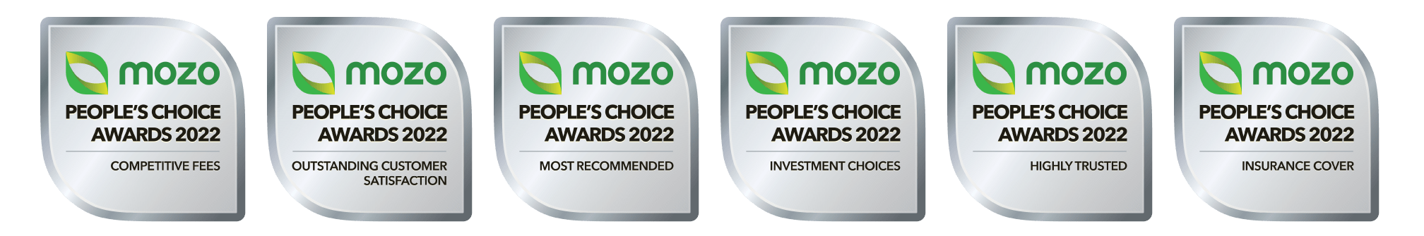 Mozo Award logos