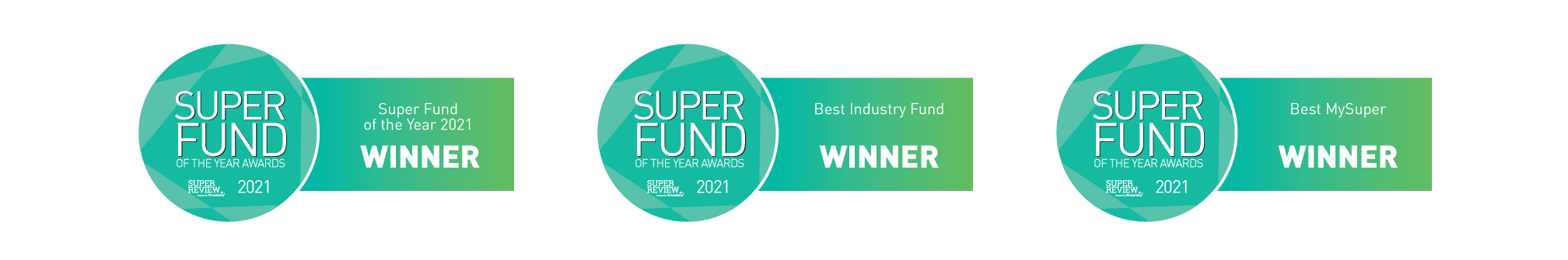 Super Review - Super Fund of the Year, Best Industry Fund, Best MySuper 2021